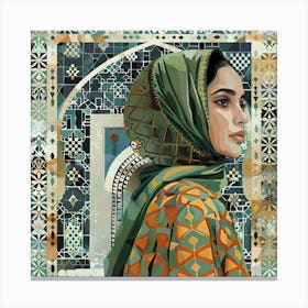 Afghan Woman Canvas Print