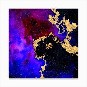 100 Nebulas in Space with Stars Abstract n.031 Canvas Print