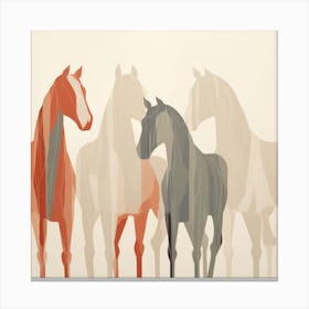 Abstract Equines Collection 69 Canvas Print