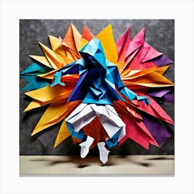 Origami Dancer 143 Canvas Print