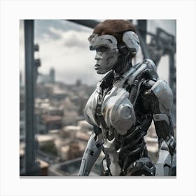 Futuristic Woman 144 Canvas Print