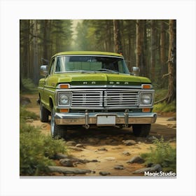 1970 ford truck Canvas Print