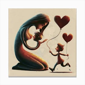 Mother And Child Canvas Print