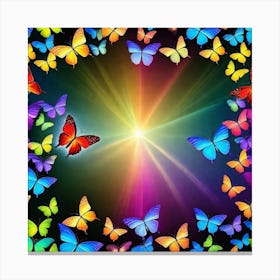 Colorful Butterflies 69 Canvas Print