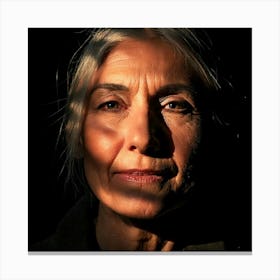 Firefly Dramatic Interplay Of Light And Shadow On A Face 89606 (2) Canvas Print