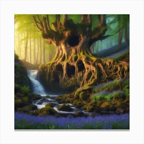 Tree In The Forest Canvas Print