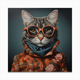 This Cat Has More Style Than You Canvas Print