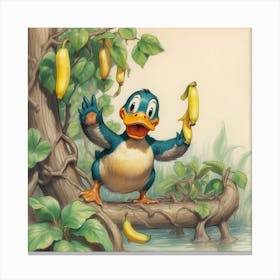 Donald Duck 31 Canvas Print