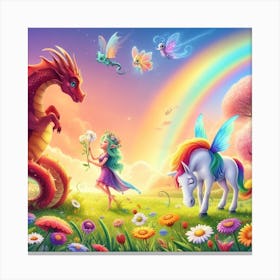 Fairy Garden Canvas Print