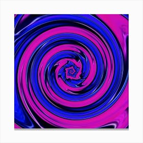 Abstract Psychedelic Swirl Lienzo