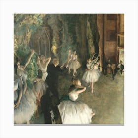 Ballet Class By Edgar Degas Canvas Print