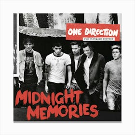 Midnight Memories (Deluxe Edition) (by One Direction) Canvas Print