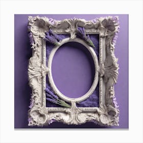 Lavender Frame 4 Canvas Print