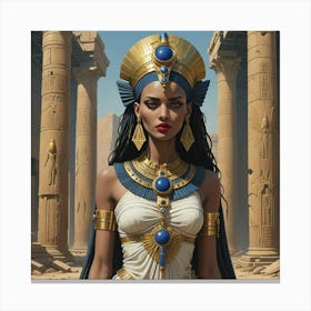 Egyptian Goddess 16 Canvas Print