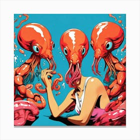 Octopus 89 Canvas Print