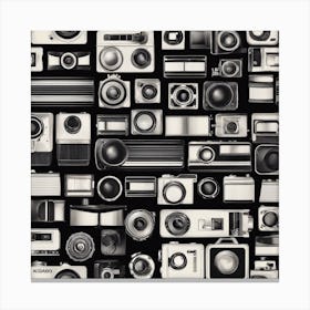 Vintage Cameras Canvas Print