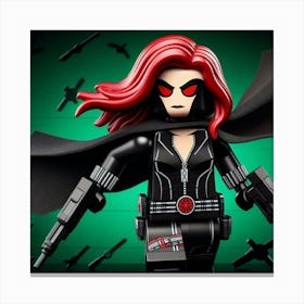 Black Widow Canvas Print