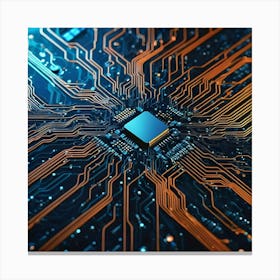 Computer Circuit Board 15 Canvas Print