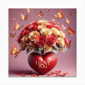 I Love You 1 Canvas Print