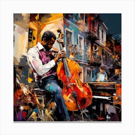 Cello Player 1 Canvas Print