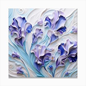 Abstract Flower Painting 4 Canvas Print