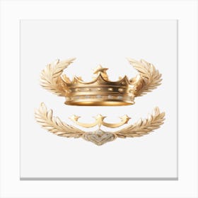 Crown And Laurel Canvas Print