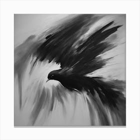 Abstract Bird in Flight Canvas Print