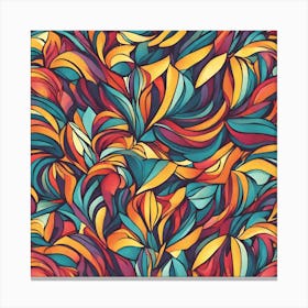 Abstract Seamless Pattern Canvas Print