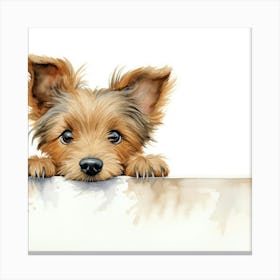 Yorkshire Terrier Puppy Canvas Print