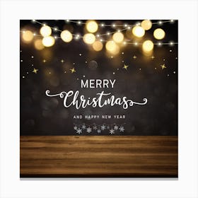 Merry Christmas Background Canvas Print