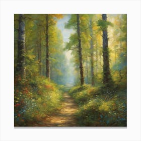 Into the Forest Canvas Print