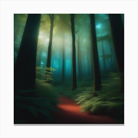 Mystical Forest Retreat 14 Canvas Print