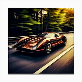 Fast Sleek Modern Elegant Stylish Powerful Efficient Sporty Luxury Classic Vintage Automo (2) Canvas Print