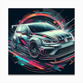 Volkswagen Golf R 5 Toile