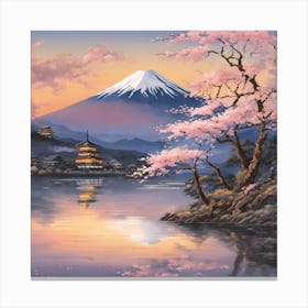 The Graceful Tradition Of Japanes Canvas Print