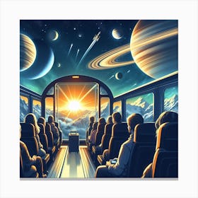 Saturn Transit Canvas Print