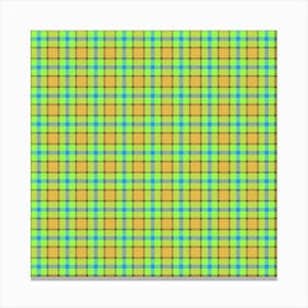 Plaid Fabric 96 Canvas Print