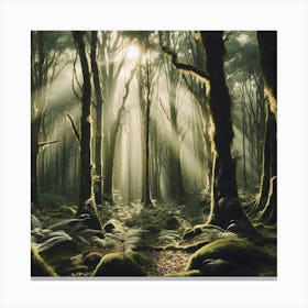 Mossy Forest 2 Canvas Print