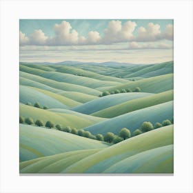 Green Hills 3 Canvas Print