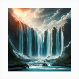 Waterfall 19 Canvas Print