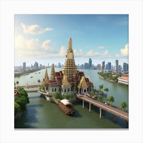 Thailand City Canvas Print
