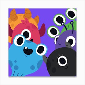 Monsters Canvas Print