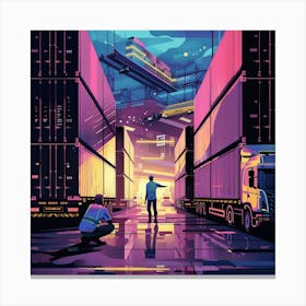 Sci-Fi Illustration 1 Canvas Print