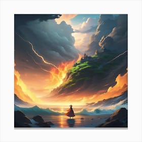 Song Of Fire Canvas Print