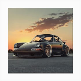 Porsche 911 - Sunset Canvas Print