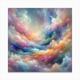 Abstract Of Clouds Canvas Print