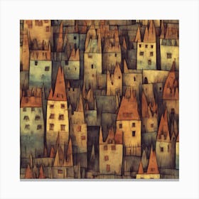 Old City, Paul Klee Canvas Print