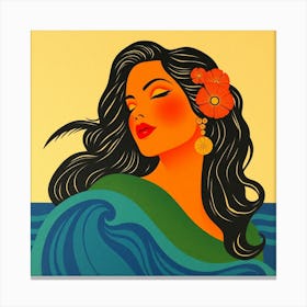 Hawaiian Girl 3 Canvas Print