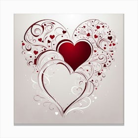 LOVE heart_s Canvas Print