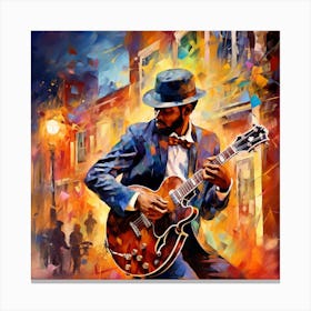 Jazz Musician 102 Canvas Print